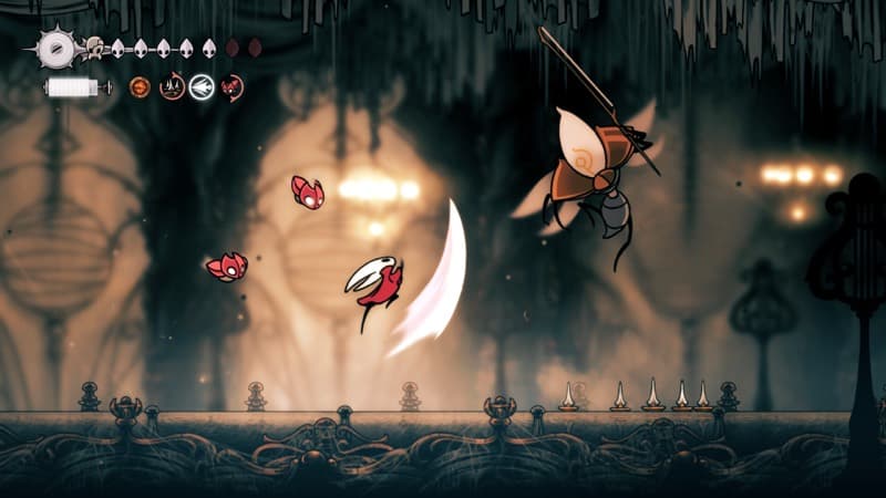 Hollow Knight: Silksong — Gothic ornamental linework