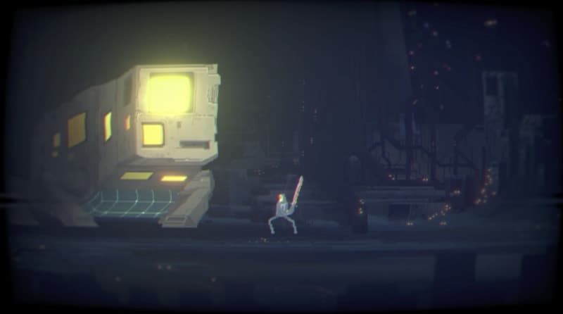 Narita Boy — Luminous high-contrast pixel art