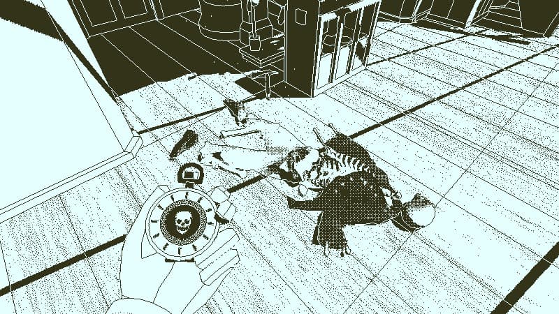 Return of the Obra Dinn — Monochrome dithered 3D