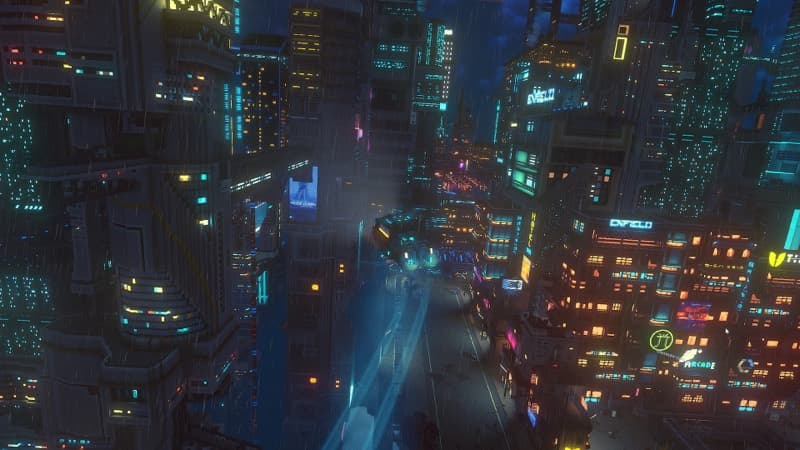 Cloudpunk — Voxel worlds