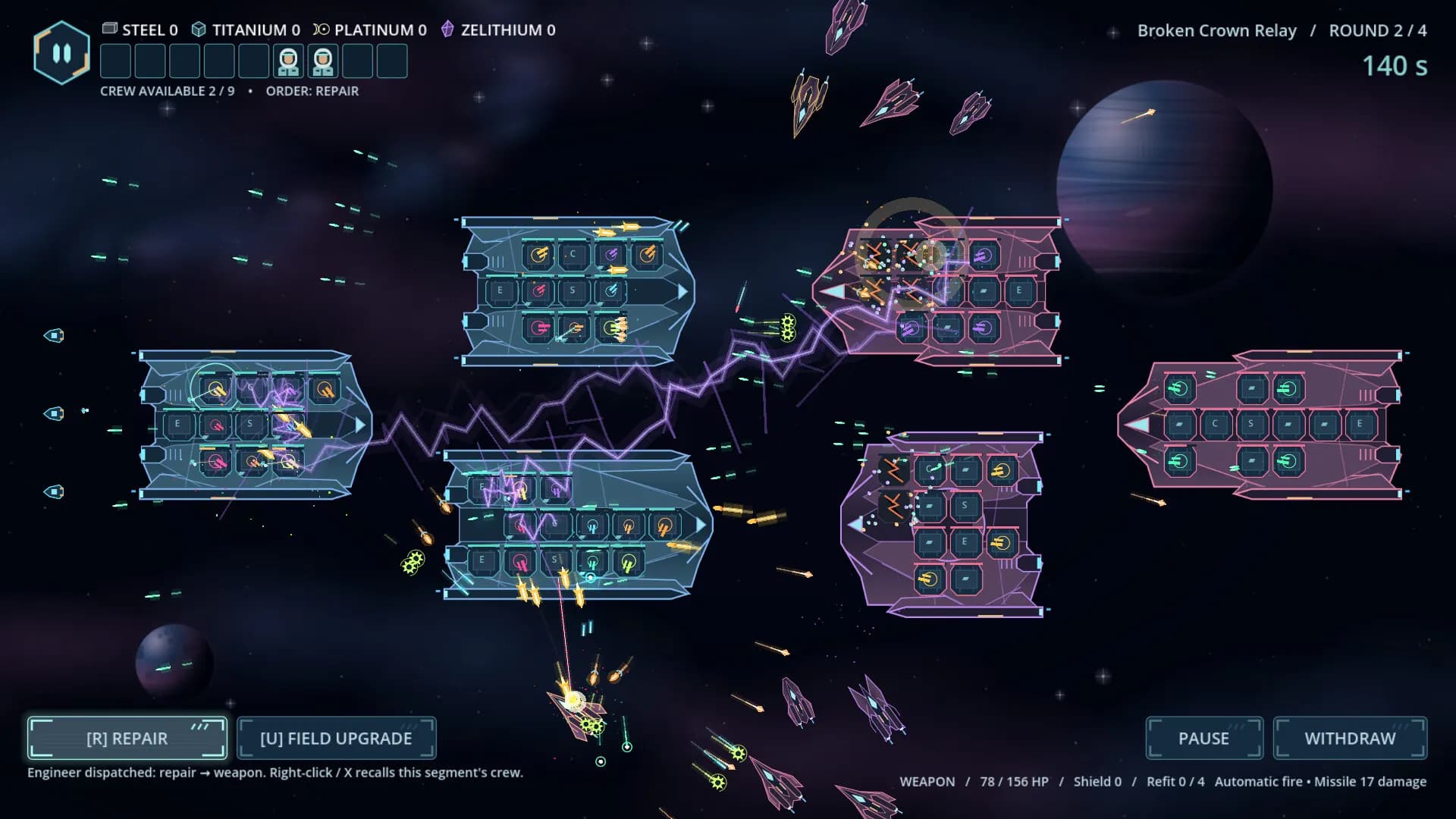 Deep Space Starship Repair
