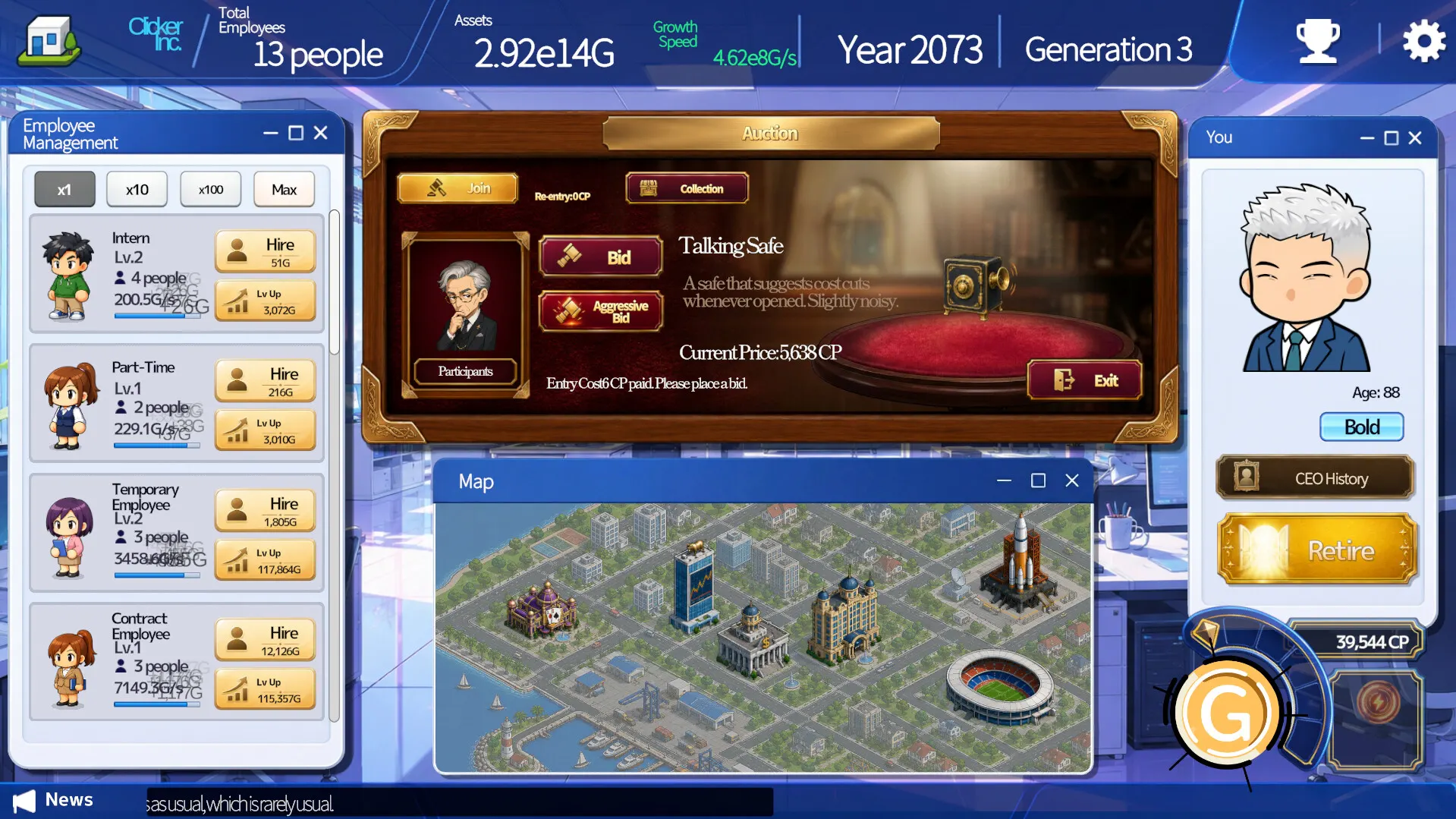 Clicker Inc. - Generational Succession screenshot 4
